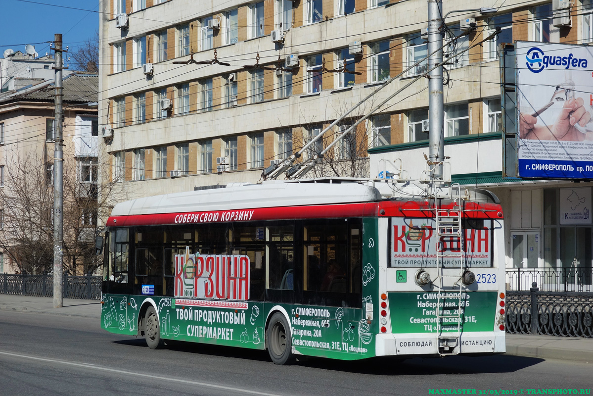 Crimean trolleybus, Trolza-5265.02 “Megapolis” № 2523