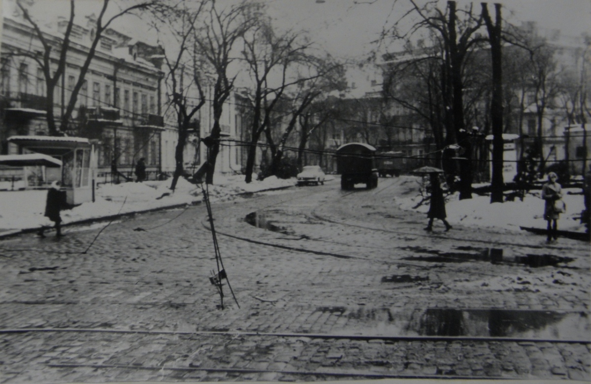 Одесса — Исторические фотографии: трамвай; Одесса — Трамвайные линии: ликвидированные