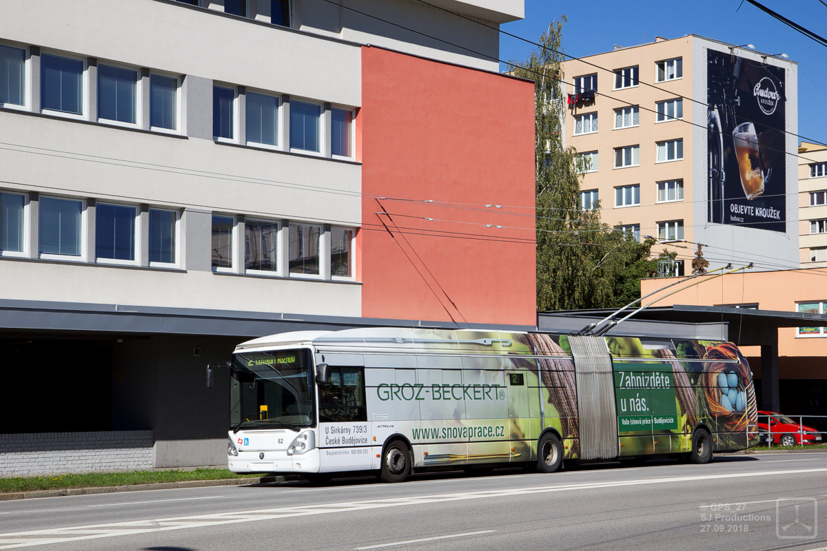 Ческе-Будеёвице, Škoda 25Tr Irisbus Citelis № 82