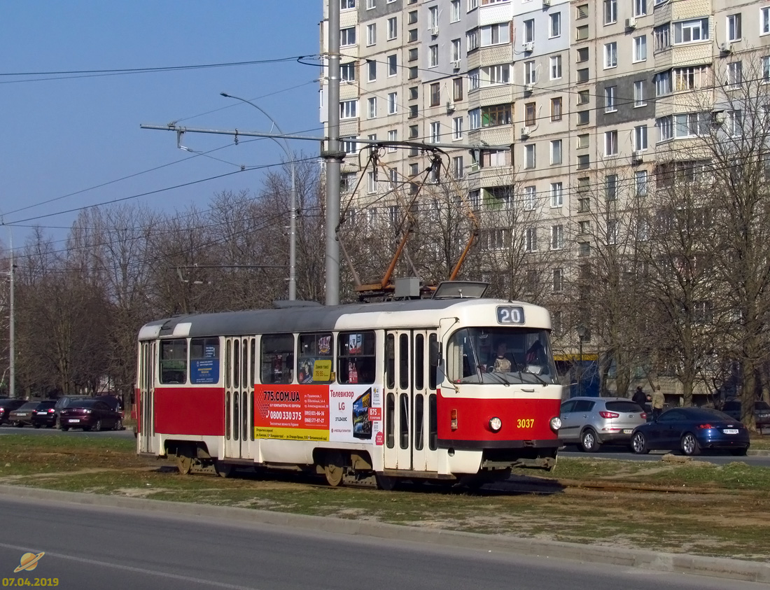 Харьков, Tatra T3SUCS № 3037