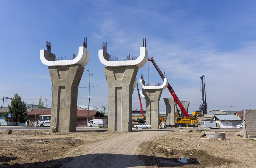 Tashkent — Subway construction