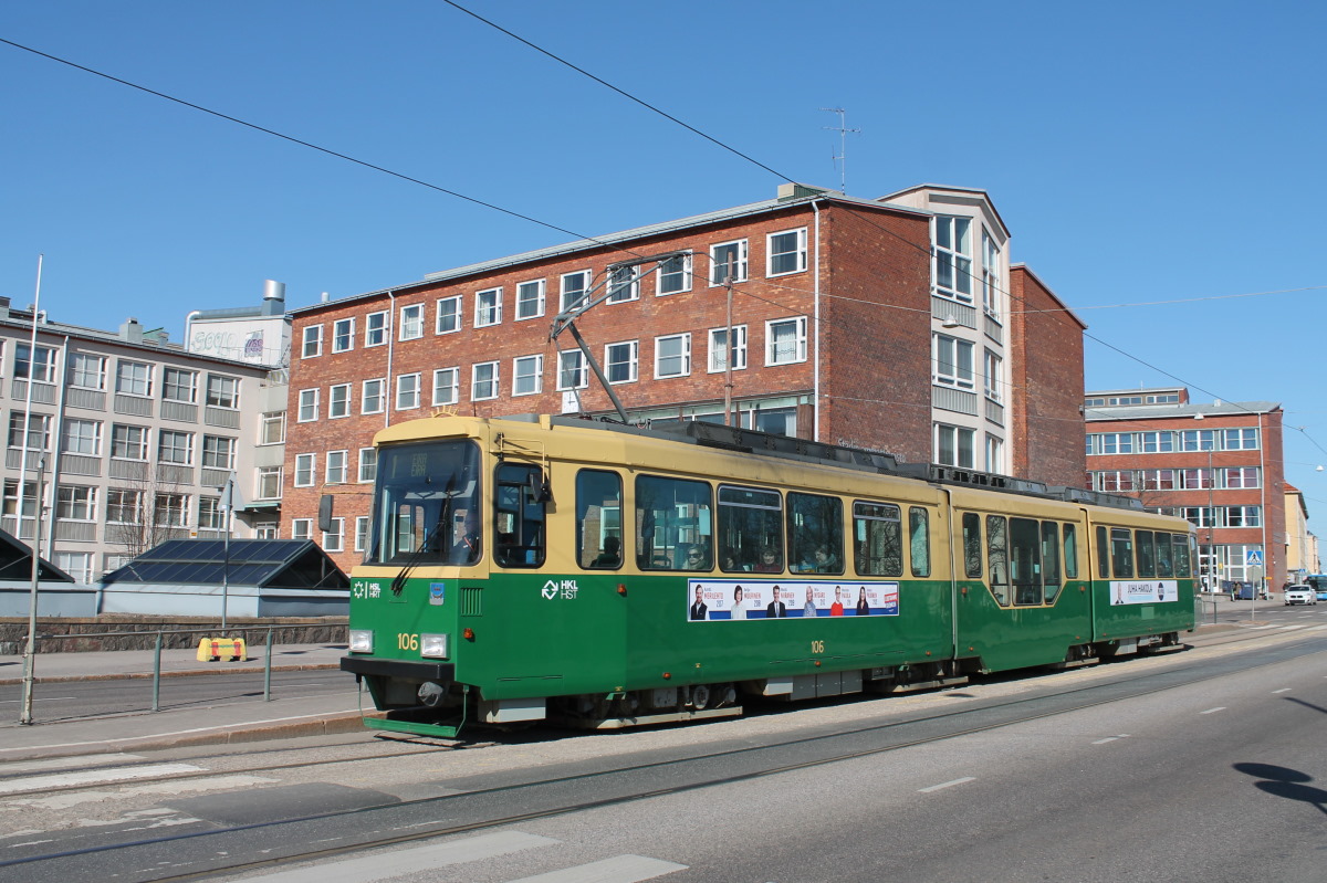 Хельсинки, Valmet MLNRV2 № 106