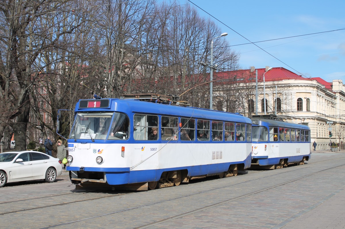 Riga, Tatra T3A N°. 50857