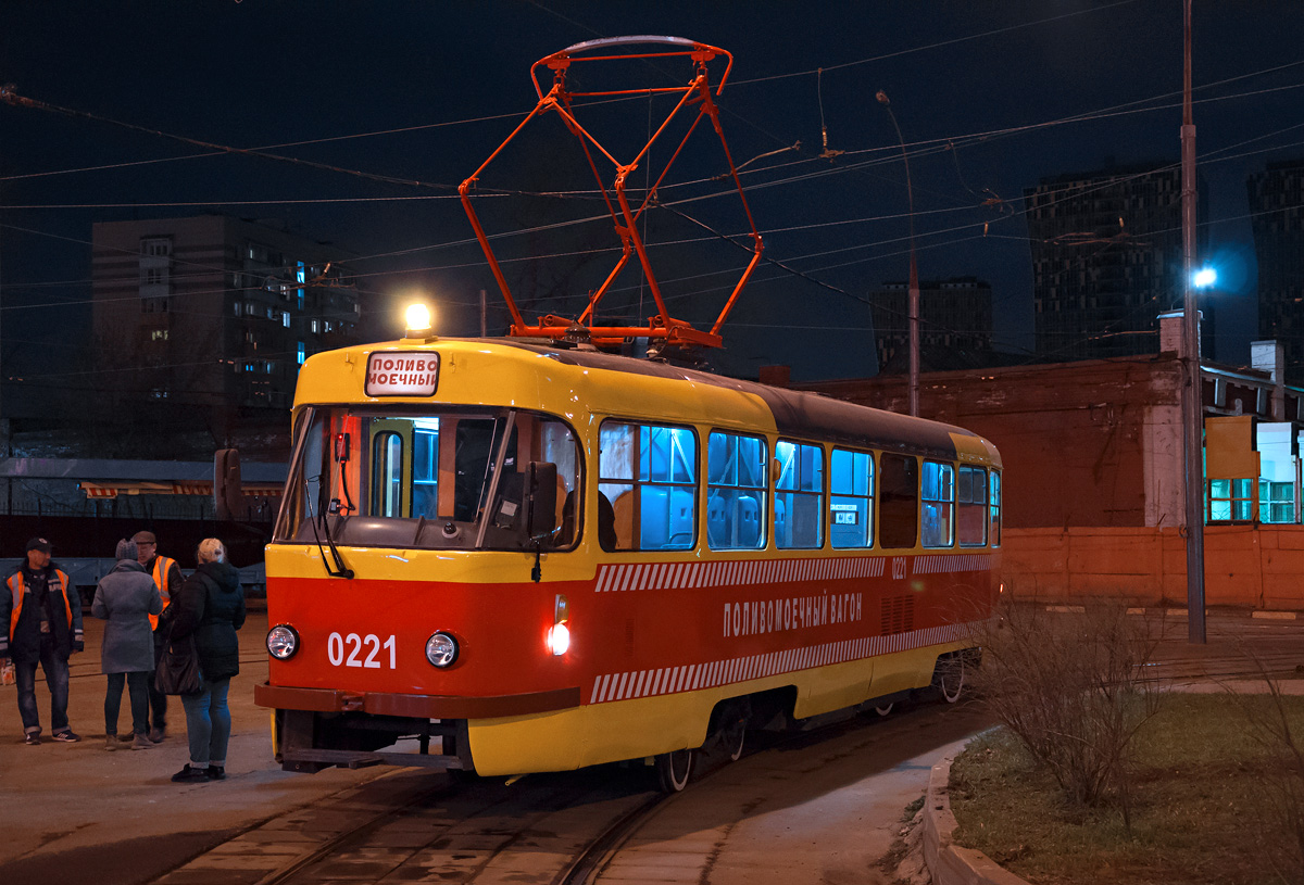 Москва, Tatra T3SU № 0221