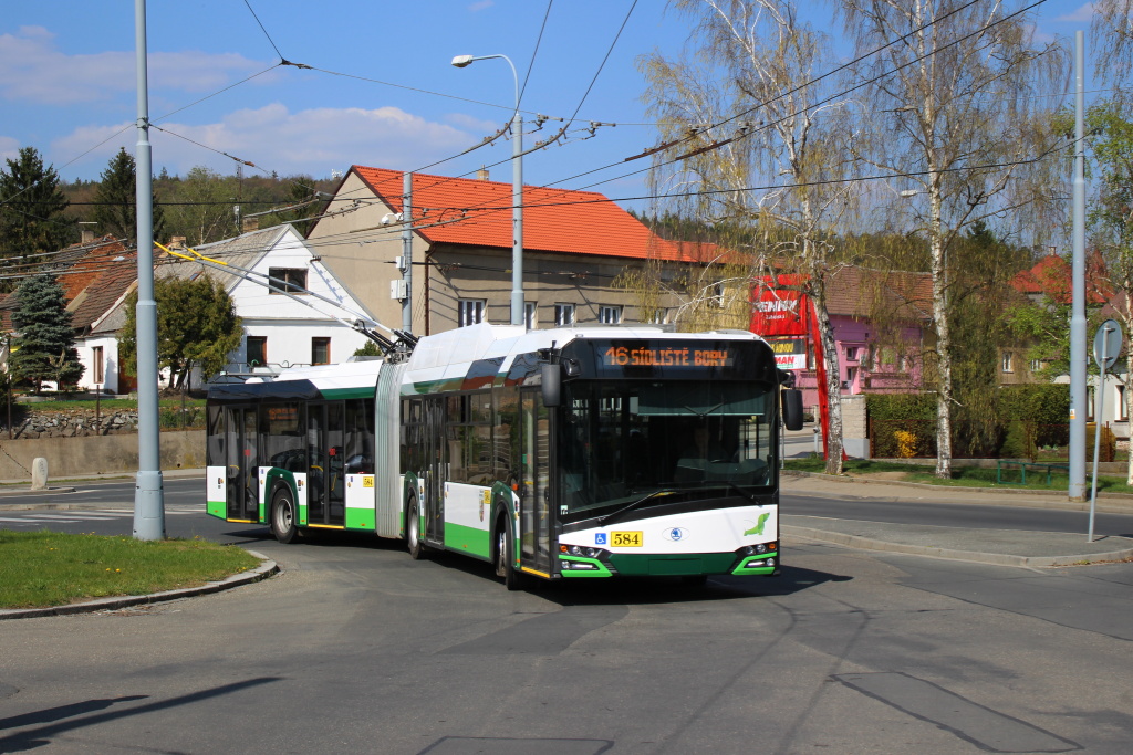 Plzeň, Škoda 27Tr Solaris IV № 584