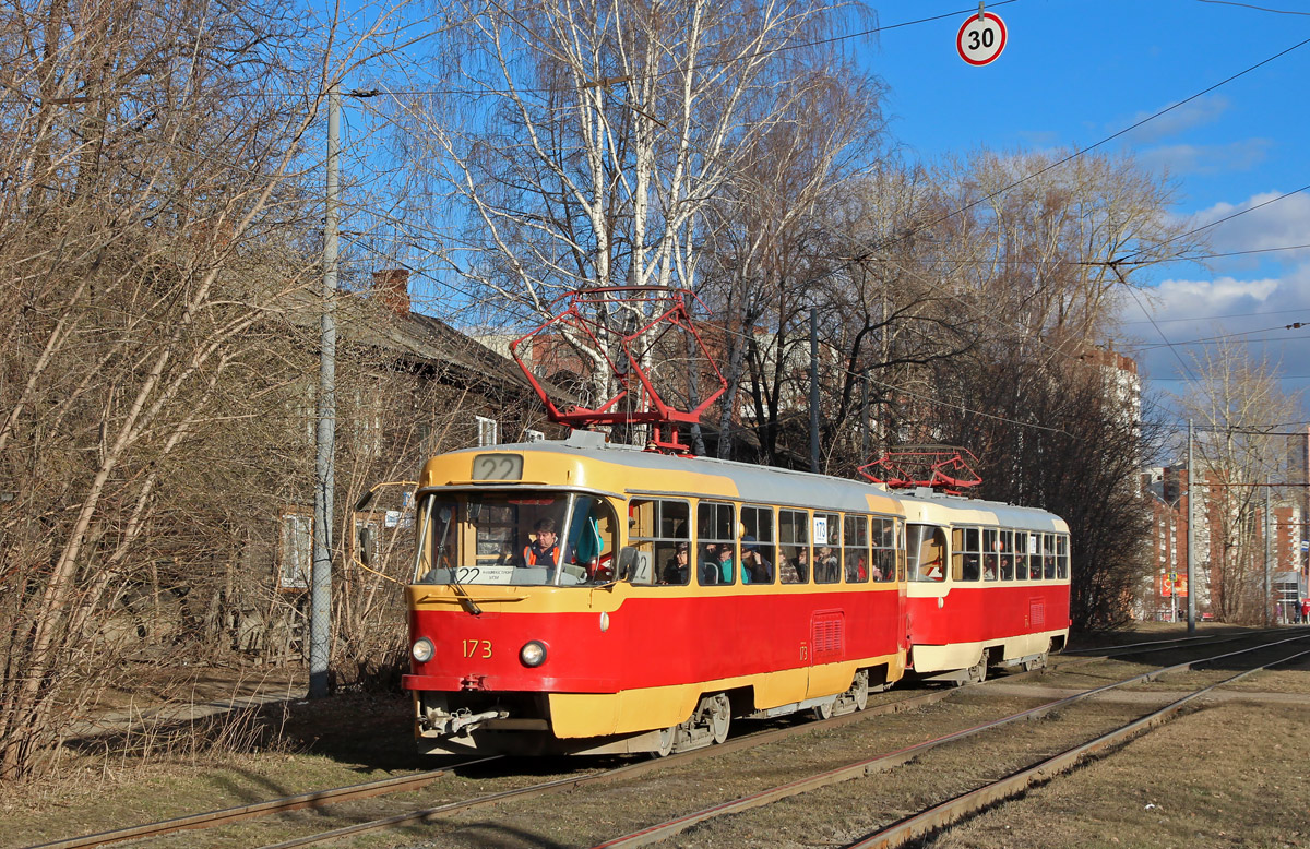 Jekatěrinburg, Tatra T3SU č. 173