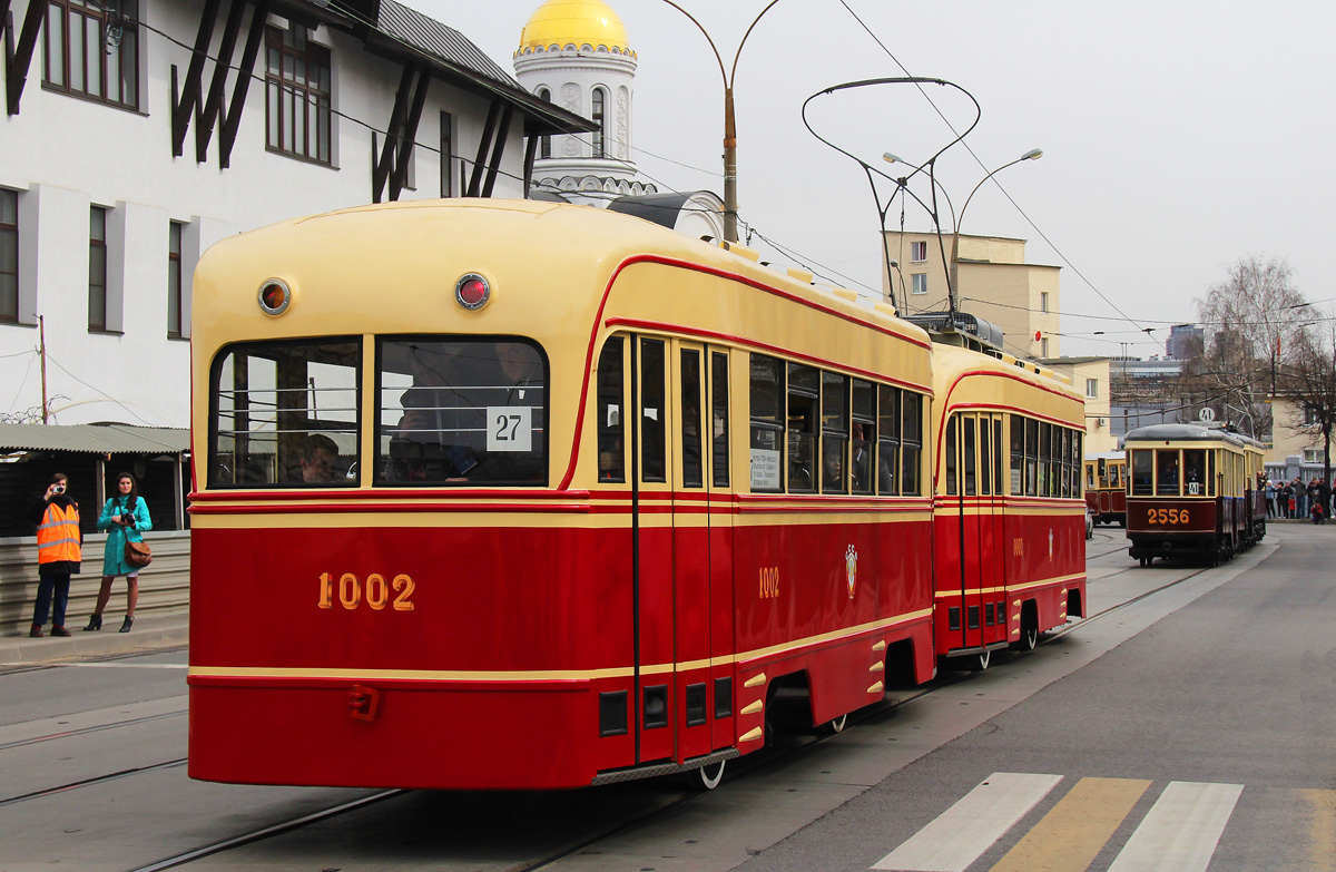 Москва, КТП-1 № 1002; Москва — Парад к 120-летию трамвая 20 апреля 2019