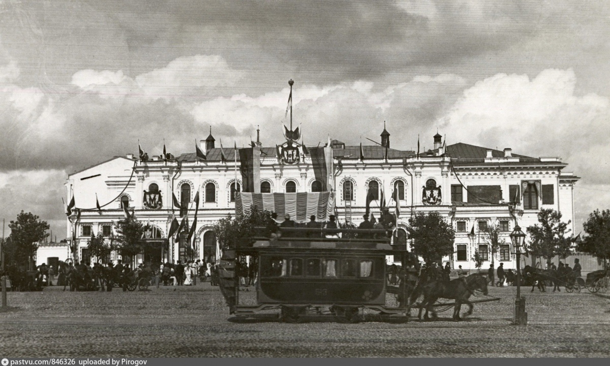 Москва, Конка № 513; Москва — Исторические фотографии — Конка (1872-1912)