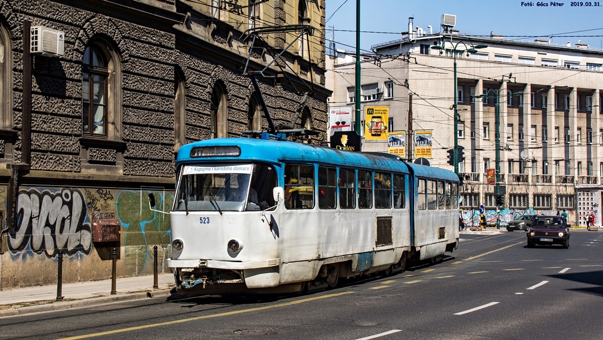 Sarajevo, Tatra K2YU № 523