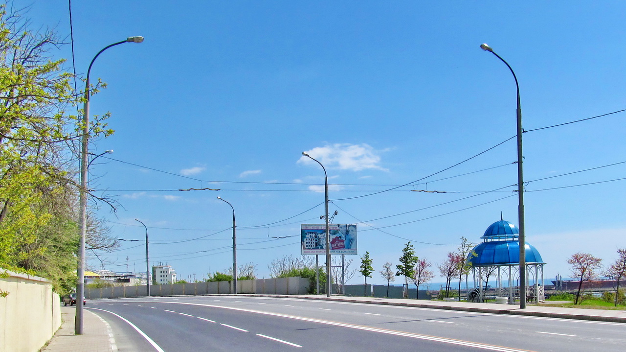 Novorosszijszk — Rebuilding of trolleybus contact line of the Sukhumskoye highway