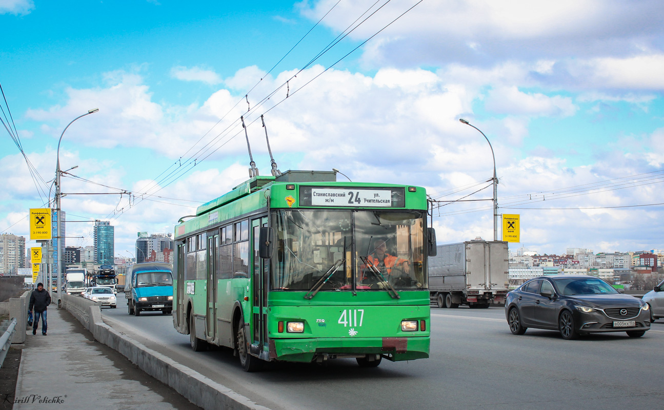 Novosibirsk, Trolza-5275.06 “Optima” nr. 4117