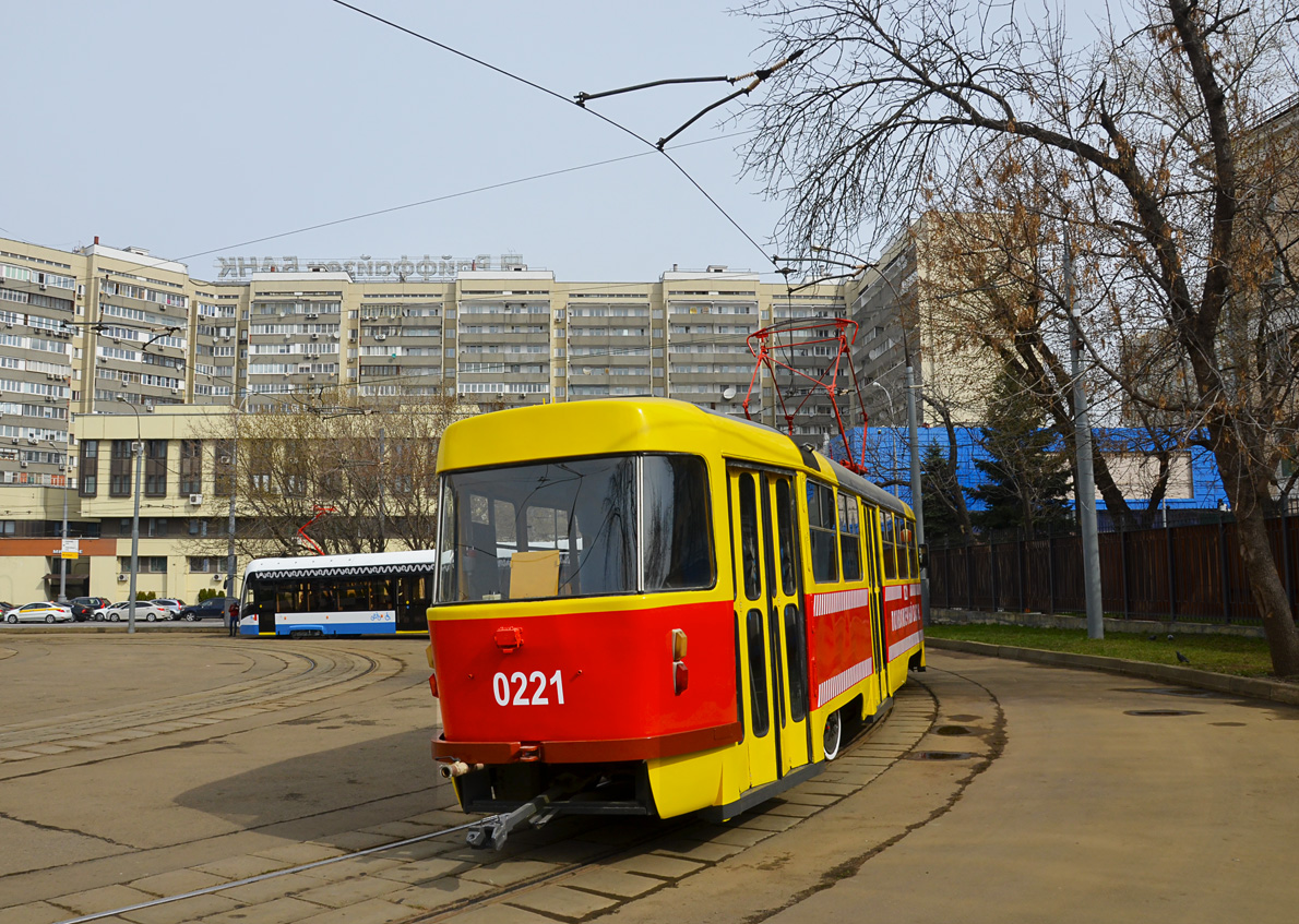 Москва, Tatra T3SU № 0221; Москва — Парад к 120-летию трамвая 20 апреля 2019