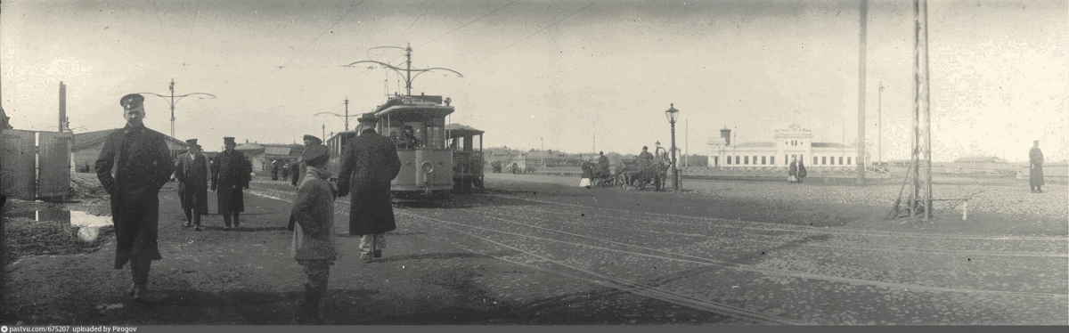 Москва — Исторические фотографии — Электрический трамвай (1898-1920)