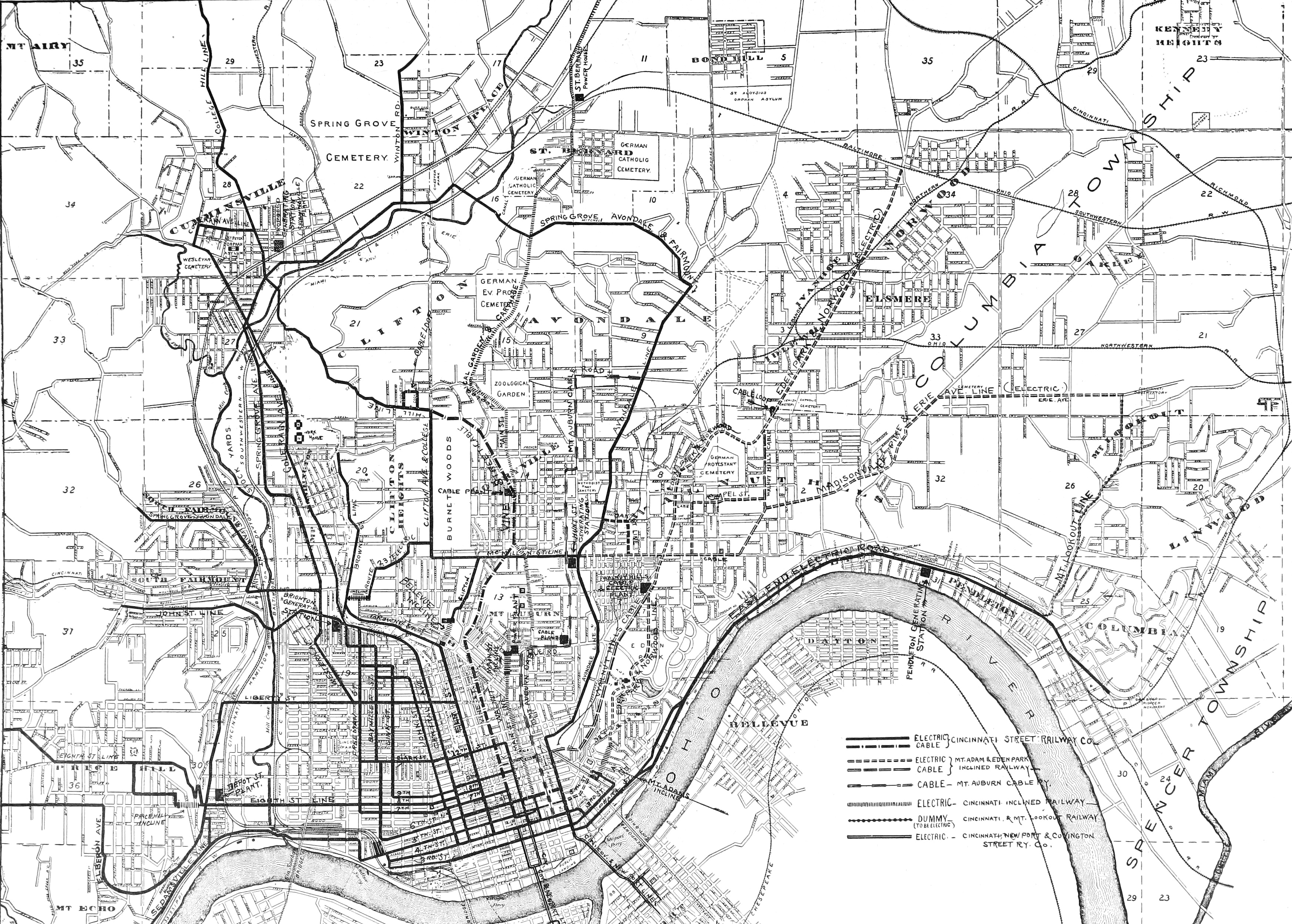 Cincinnati — Maps and Plans