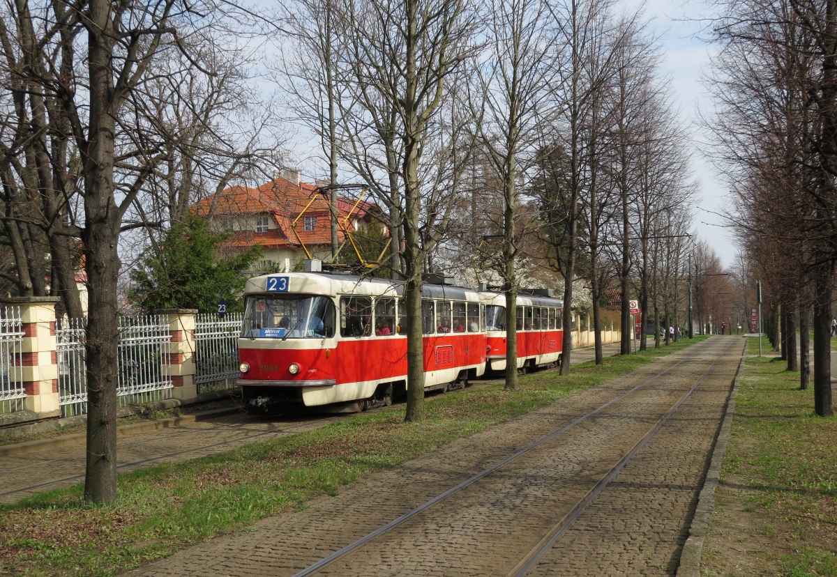Praha — Tram Lines and Infrastructure