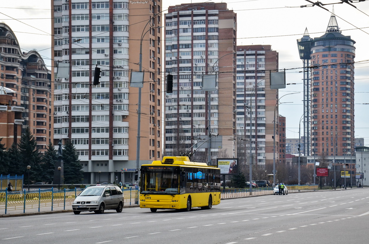 Киев, Богдан Т70110 № 1373; Киев — Троллейбусные линии: Центр, Печерск, Зверинец, Выдубичи