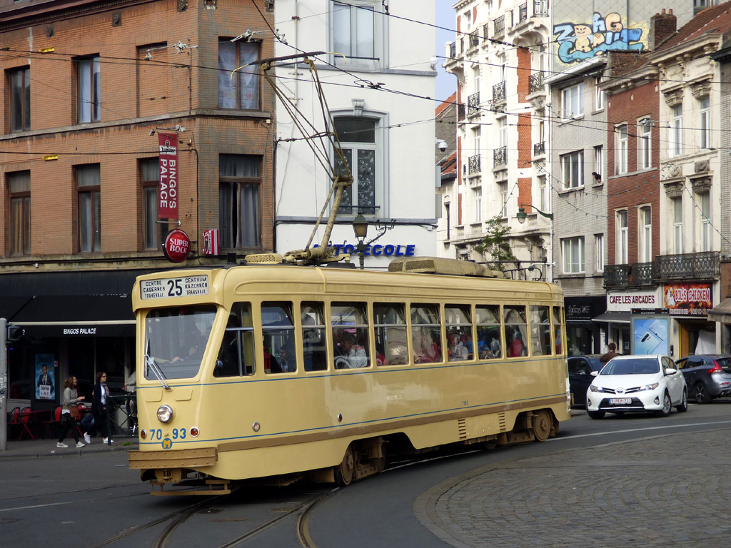 Брюссель, BN PCC серия 7000 № 7093; Брюссель — Торжества по случаю 150-летия трамвая (30/04/2019-05/05/2019)