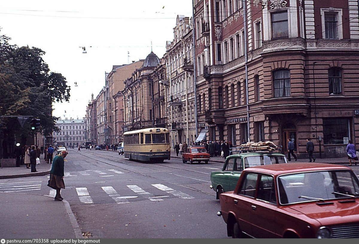 Saint-Pétersbourg, LM-57 N°. 5126; Saint-Pétersbourg — Historic Photos of Tramway Infrastructure; Saint-Pétersbourg — Historic tramway photos