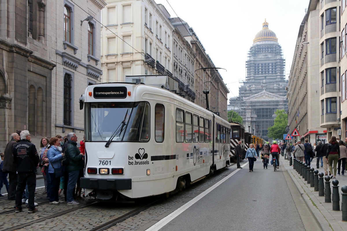Брюссель, BN PCC серия 7700 № 7601; Брюссель — Торжества по случаю 150-летия трамвая (30/04/2019-05/05/2019)