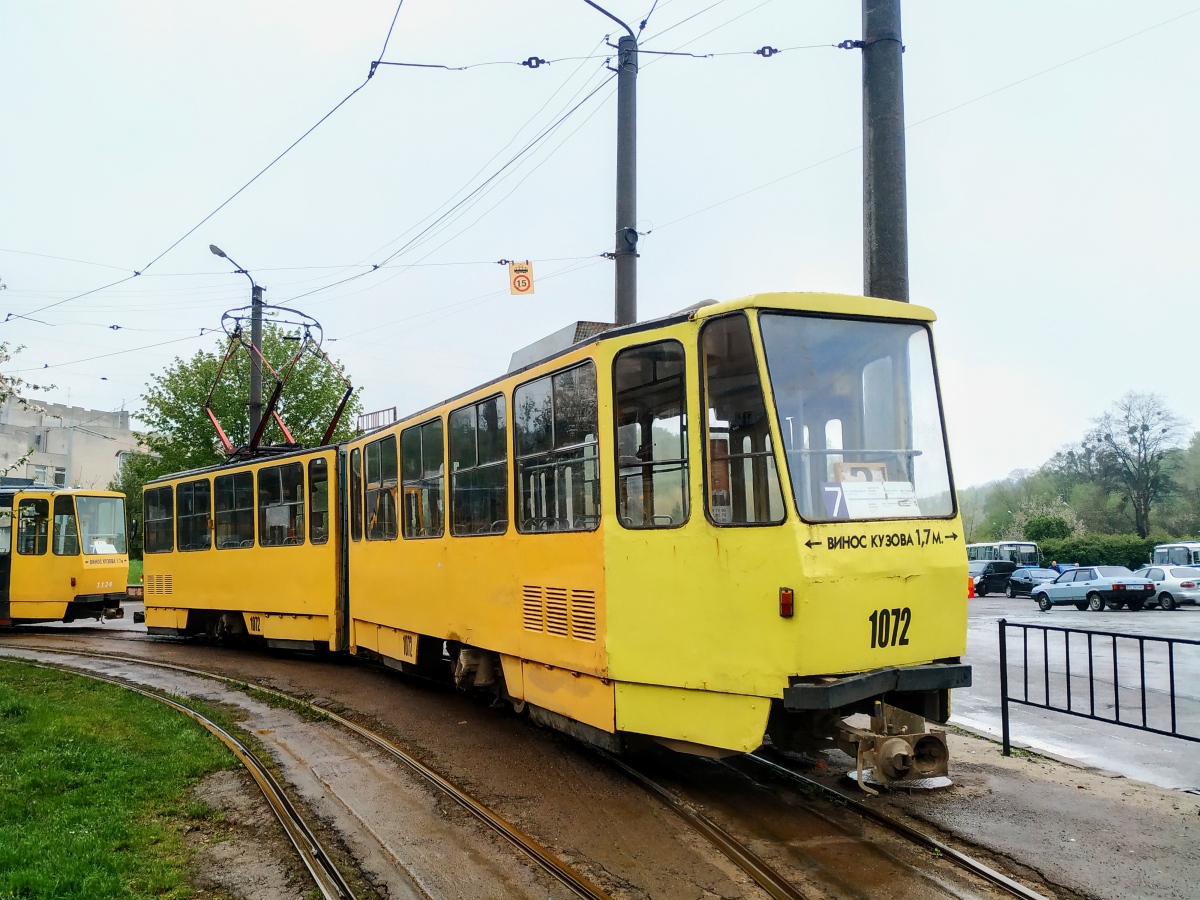 Львов, Tatra KT4SU № 1072