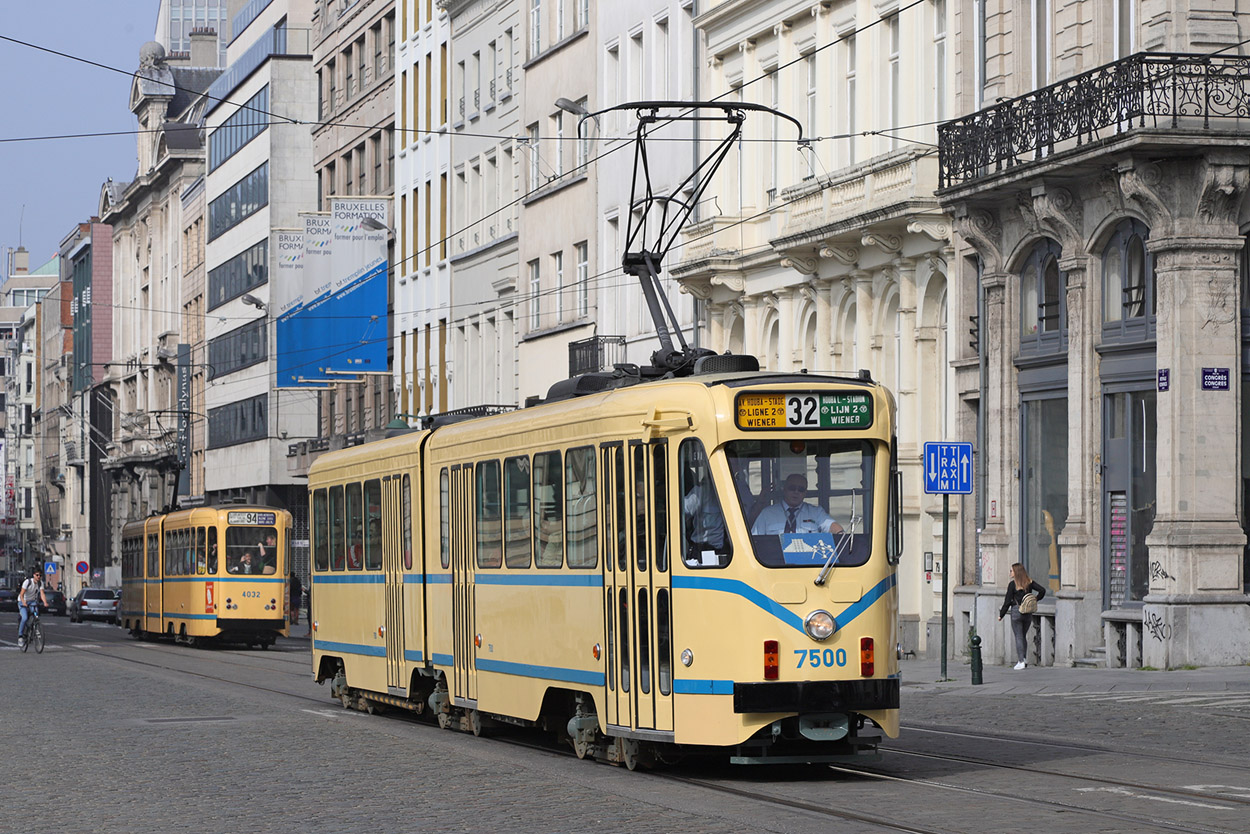 Брюссель, BN PCC серия 7500 № 7500; Брюссель — Торжества по случаю 150-летия трамвая (30/04/2019-05/05/2019)