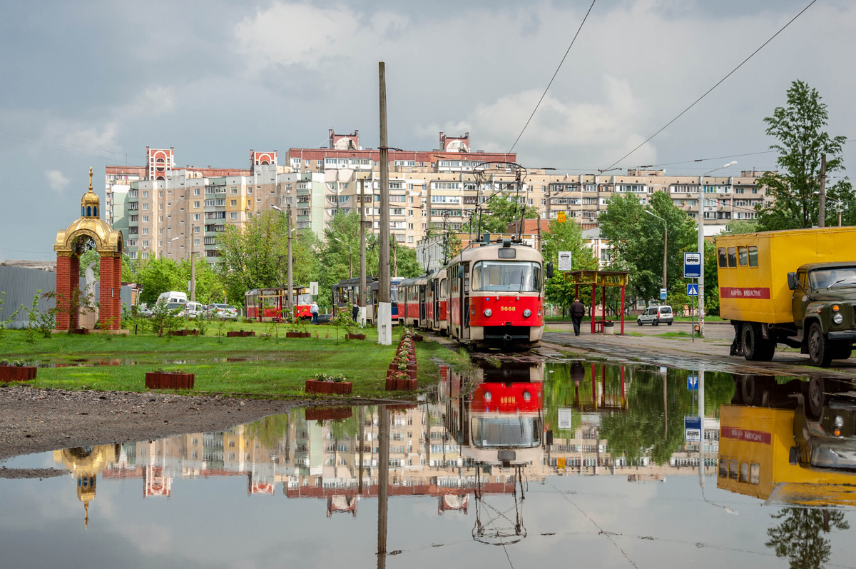 Киев, Tatra T3SUCS № 5668; Киев — Трамвайные линии: Дарницкая сеть