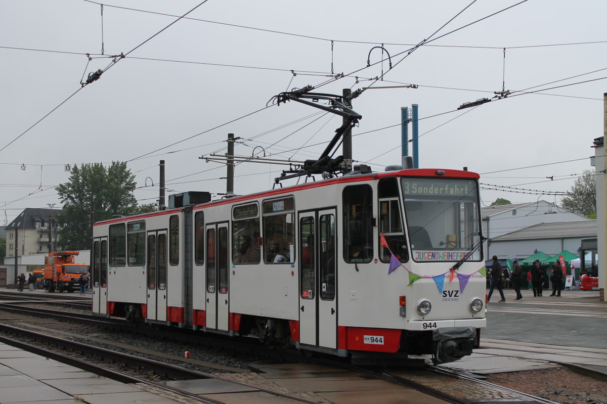 Zwickau, Tatra KT4DMC № 944; Zwickau — Anniversary: 125 years of tramways in Zwickau (11./12.05.2019) • Jubiläum: 125 Jahre Straßenbahn Zwickau (11./12.05.2019)
