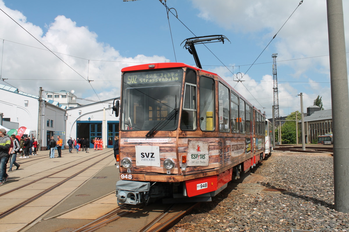 Цвиккау, Tatra KT4DMC № 948; Цвиккау — Юбилей: 125 лет трамваю в Цвиккау (11./12.05.2019)