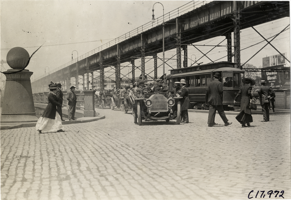 Нью-Йорк — Исторические фотографии — трамвай; Нью-Йорк — Метрополитен — Линии и станции