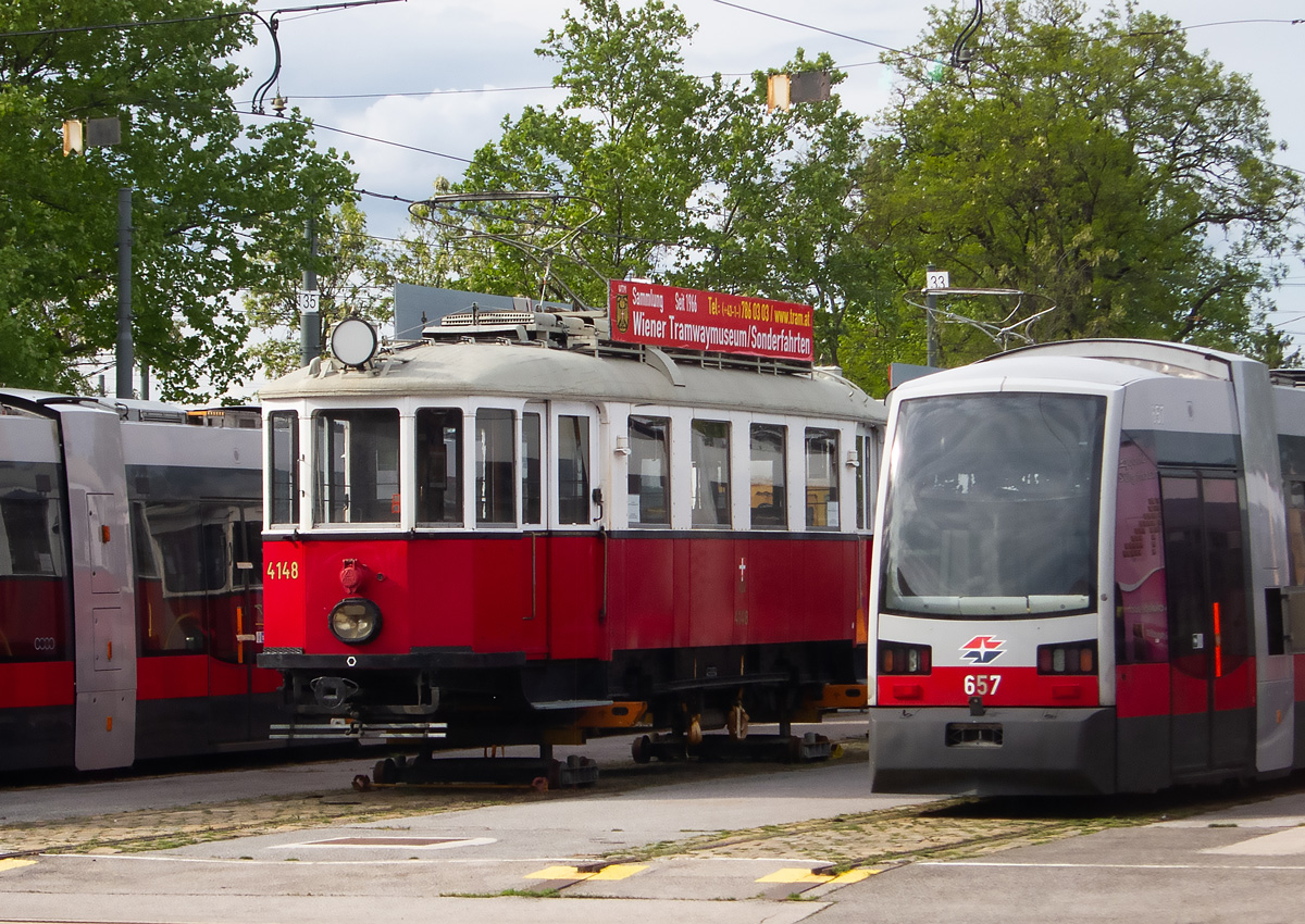 Вена, Simmering Type M № 4148; Вена — Tramwaytag 2019