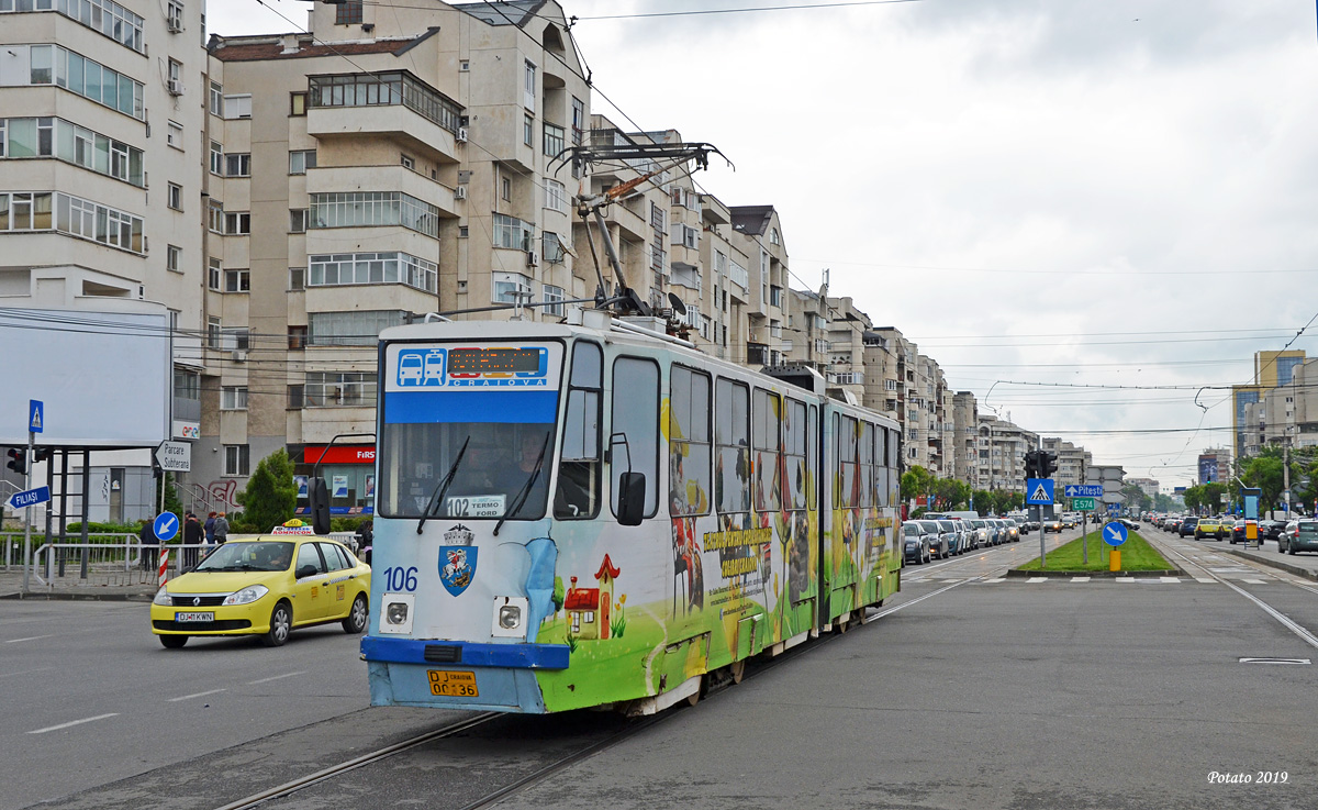 Крайова, Tatra KT4D № 106