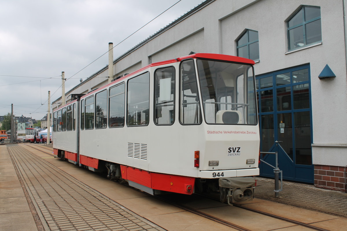 Zwickau, Tatra KT4DMC č. 944; Zwickau — Anniversary: 125 years of tramways in Zwickau (11./12.05.2019) • Jubiläum: 125 Jahre Straßenbahn Zwickau (11./12.05.2019)