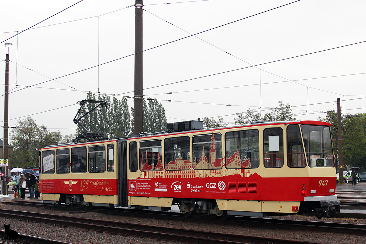 Цвиккау, Tatra KT4DMC № 947; Цвиккау — Юбилей: 125 лет трамваю в Цвиккау (11./12.05.2019)