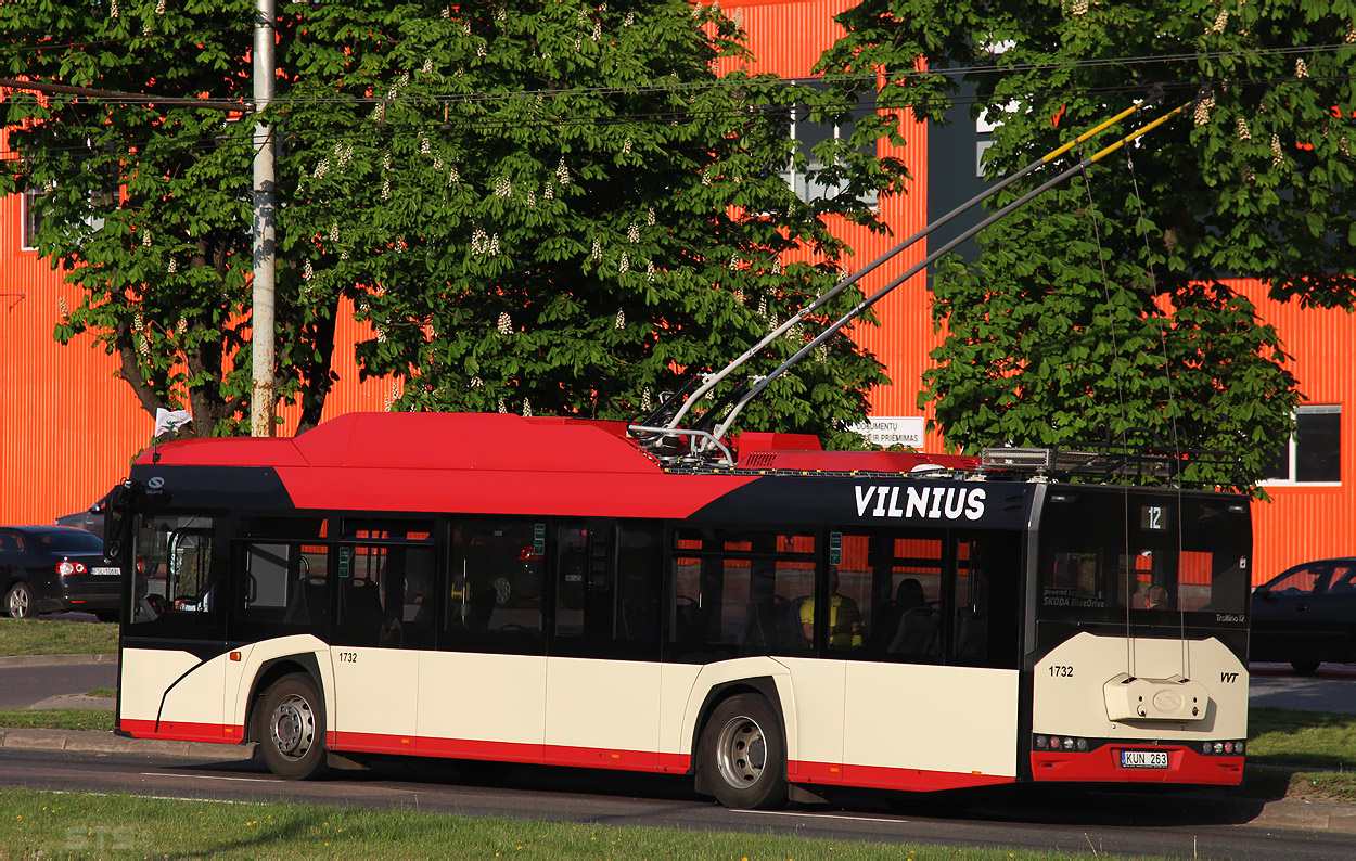 Вильнюс, Solaris Trollino IV 12 Škoda № 1732