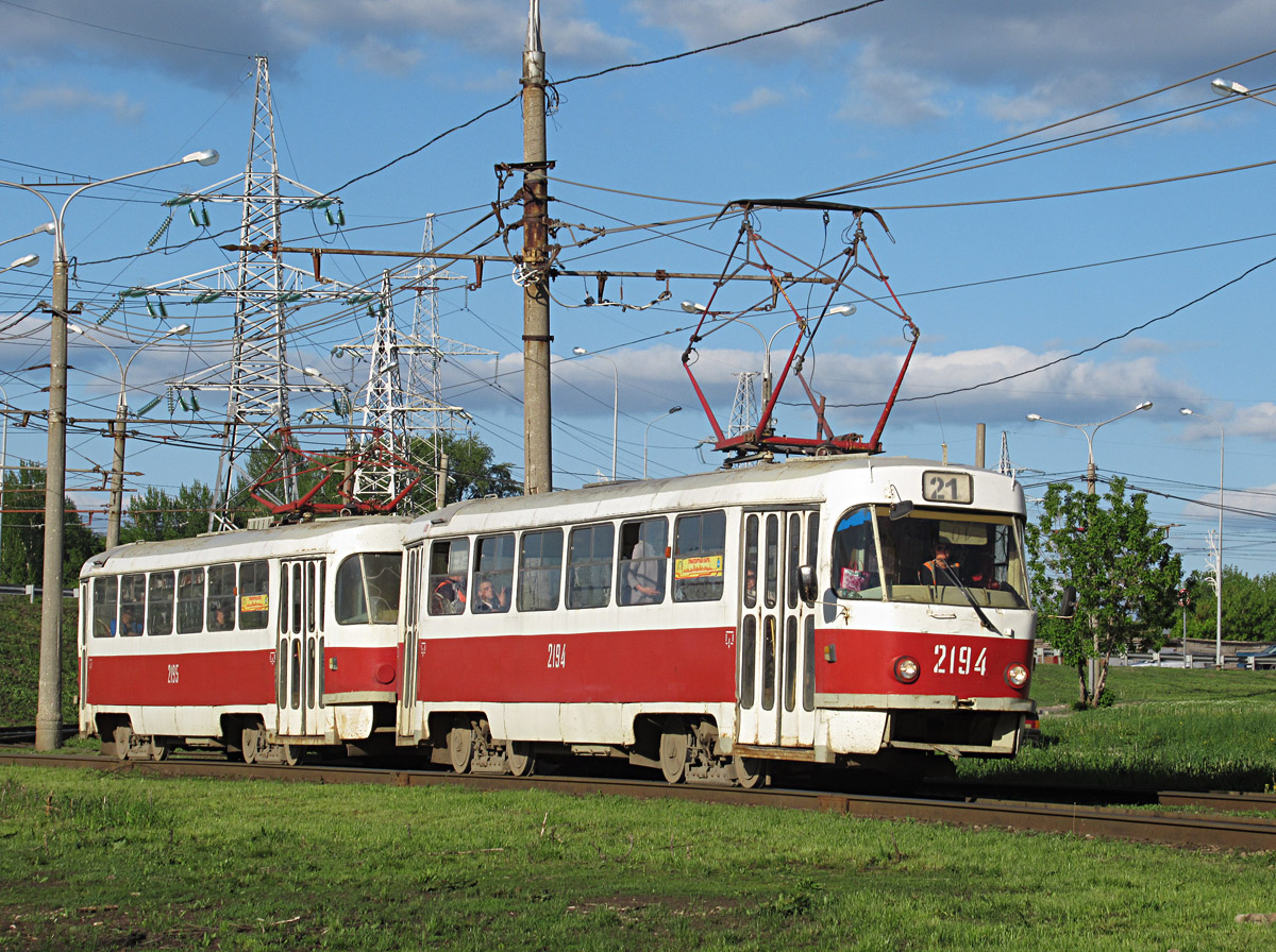 Самара, Tatra T3SU (двухдверная) № 2194