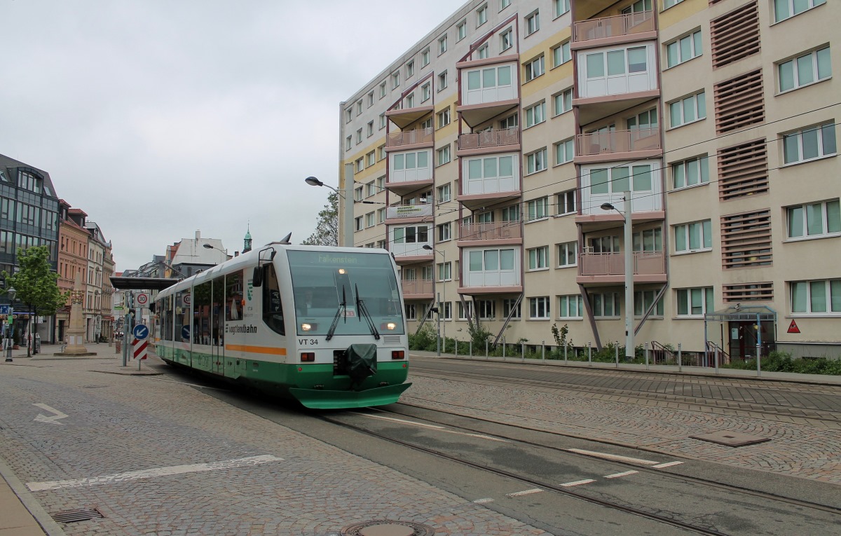 Цвиккау — Трамвайно-железнодорожная система «Цвиккауэр Модель»