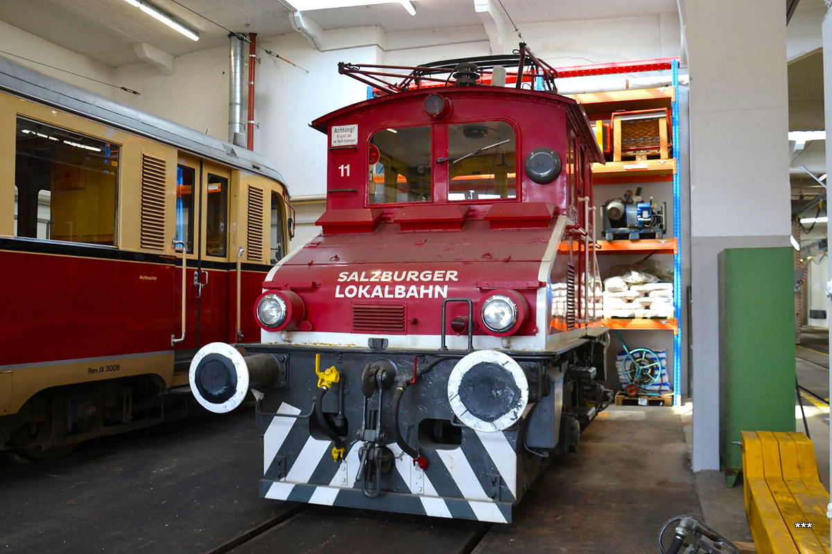 Salzburg, Electric locomotive # 11; Salzburg — Salzburger Lokalbahn