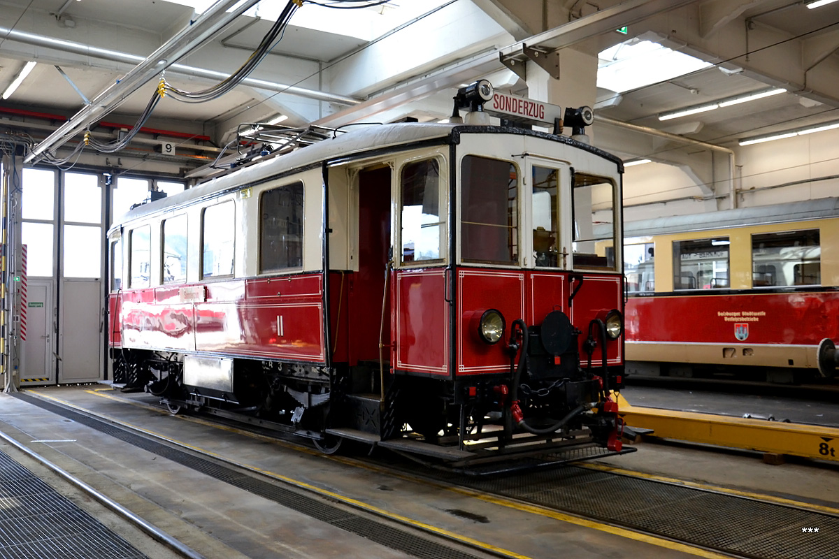 Зальцбург, Двухосный моторный MAN/SSW № MBC 3; Зальцбург — Salzburger Lokalbahn