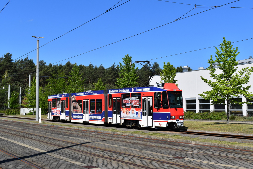 Cottbus, Tatra KTNF6 # 138; Cottbus — Open-door day and 6th Ikarus meeting in Germany (18.05.2019)
