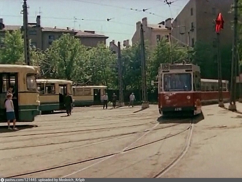 Saint-Petersburg — Historic tramway photos; Saint-Petersburg — Tramway depot # 4