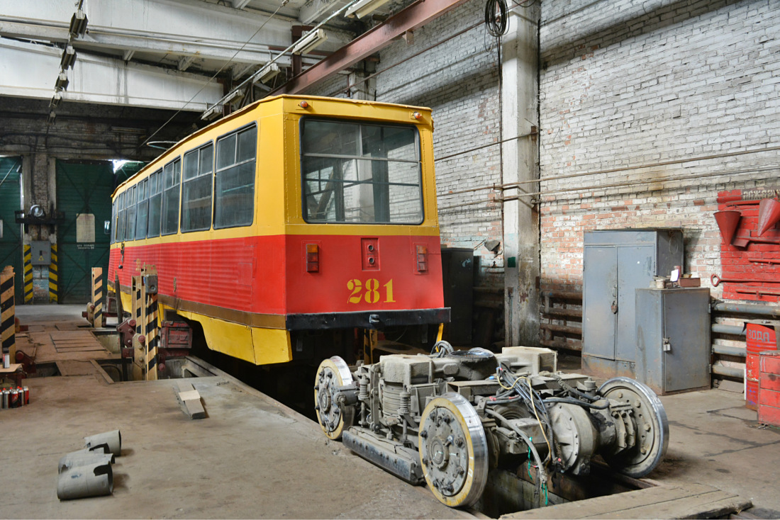 Vladivostok, 71-605A N°. 281; Vladivostok — Trams' Maintenance and Parts