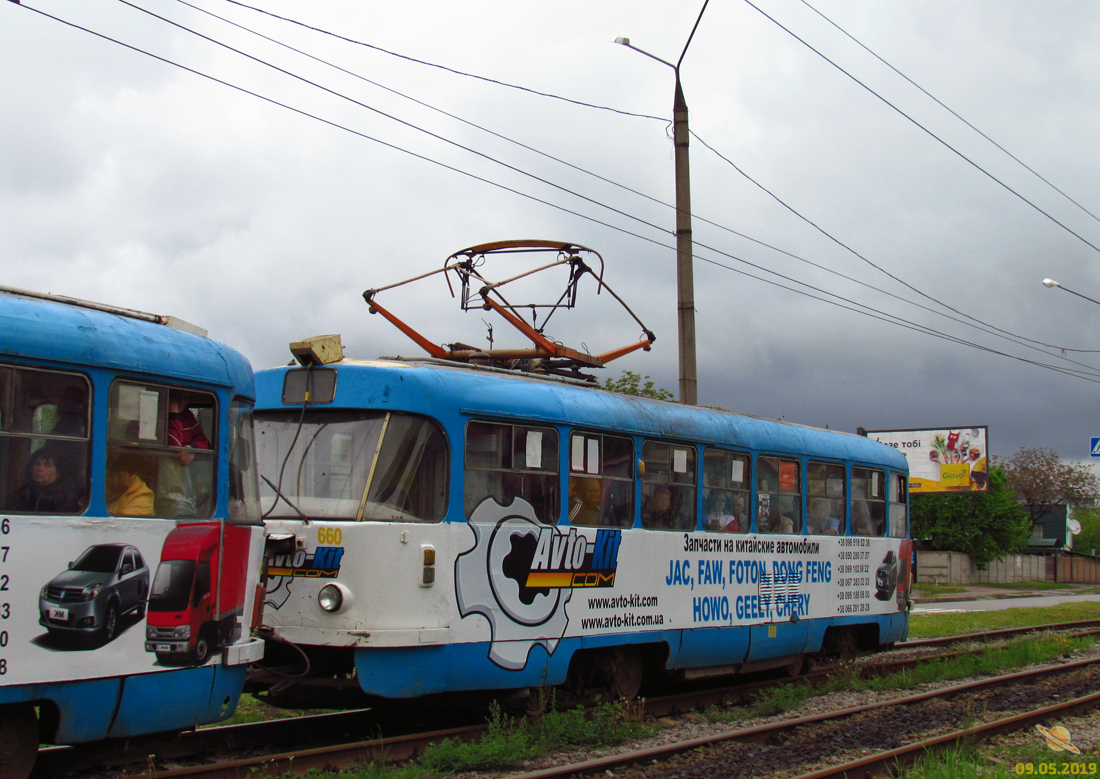 Харьков, Tatra T3SU № 660