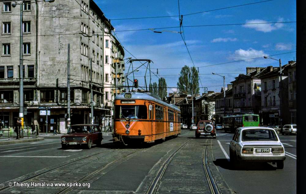 Sofia, Duewag GT8 nr. 4415; Sofia — Historical — Тramway photos (1990–2010)