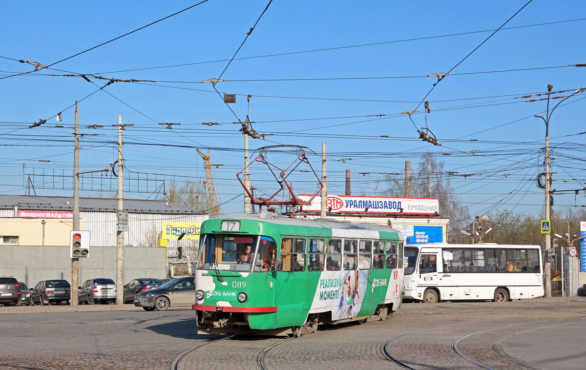 Yekaterinburg, Tatra T3SU (2-door) № 089