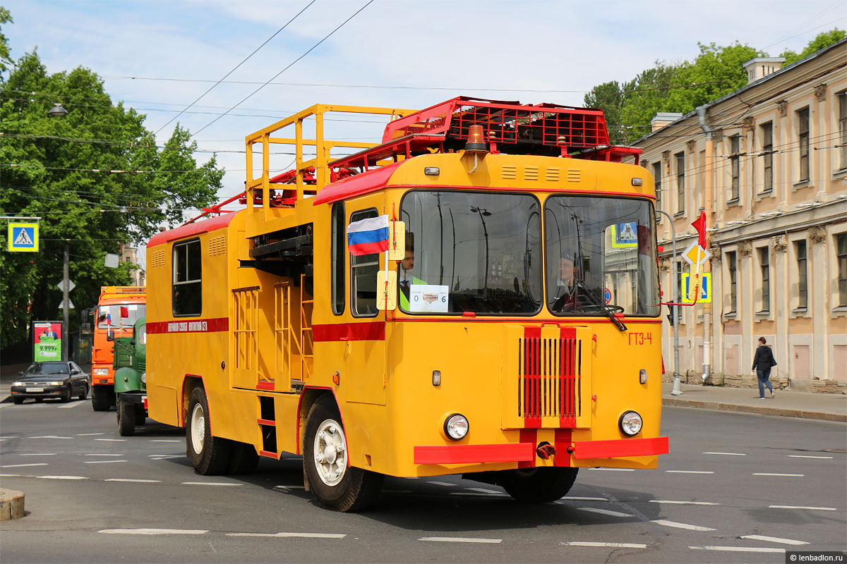 Saint-Petersburg, TS-56 č. ГТЭ-4; Saint-Petersburg — 5th Retro Transport parade