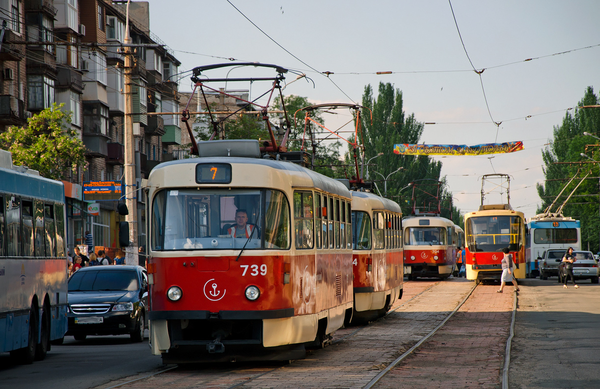 Мариуполь, Tatra T3A № 739; Мариуполь — Происшествия