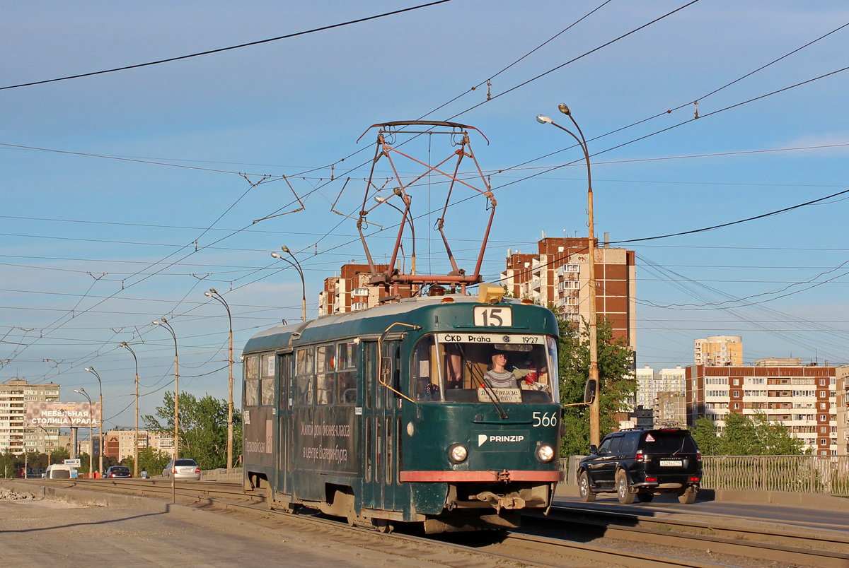 Yekaterinburg, Tatra T3SU Nr 566