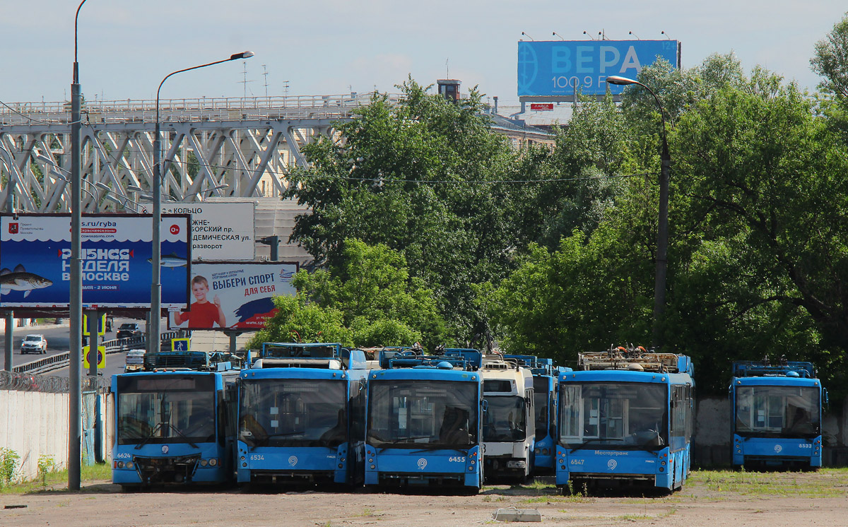 Москва, Тролза-5265.00 «Мегаполис» № 6455; Москва, Тролза-5265.00 «Мегаполис» № 6547; Москва, Тролза-5265.00 «Мегаполис» № 6533