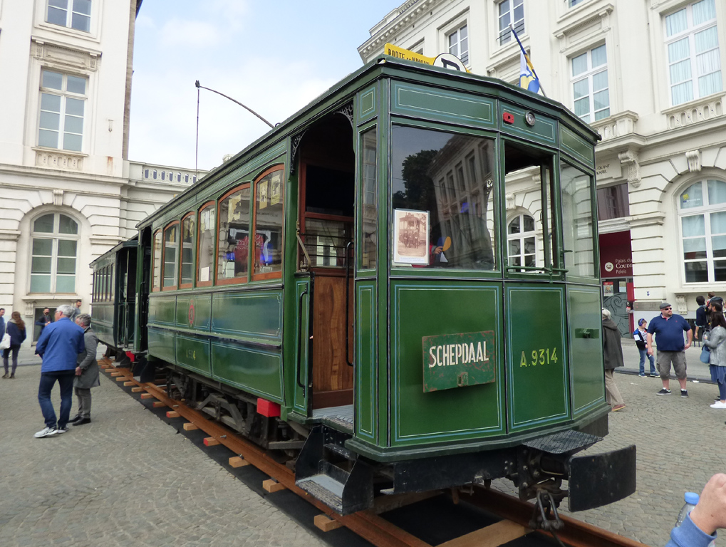 Schepdaal, Ateliers de Manage 2-axle motor car — A.9314; Brüsszel — Festivities on the occasion of 150 years of tram (30/04/2019 — 05/05/2019)