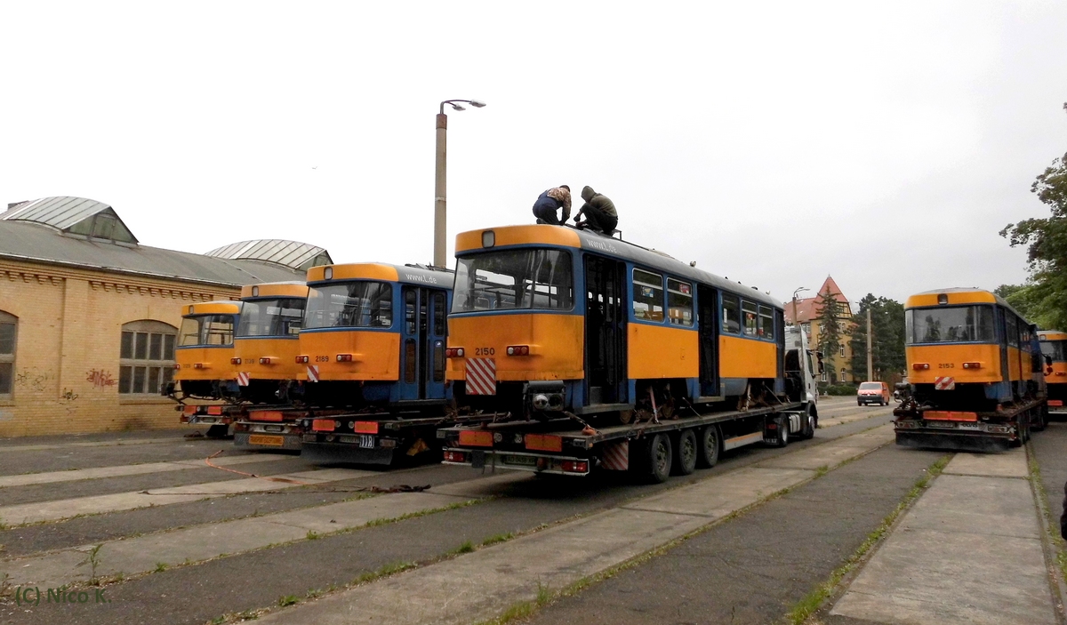 Lipsk, Tatra T4D-M1 Nr 2150; Lipsk — Handover of Tatra trams to Ukraine